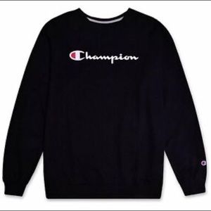 black champion crew neck